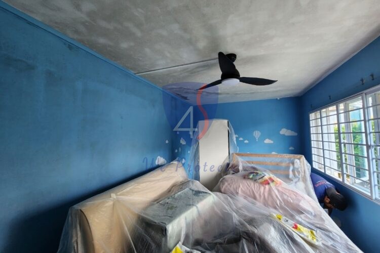 Four Solutions bed bug heat treatment in a Singapore home