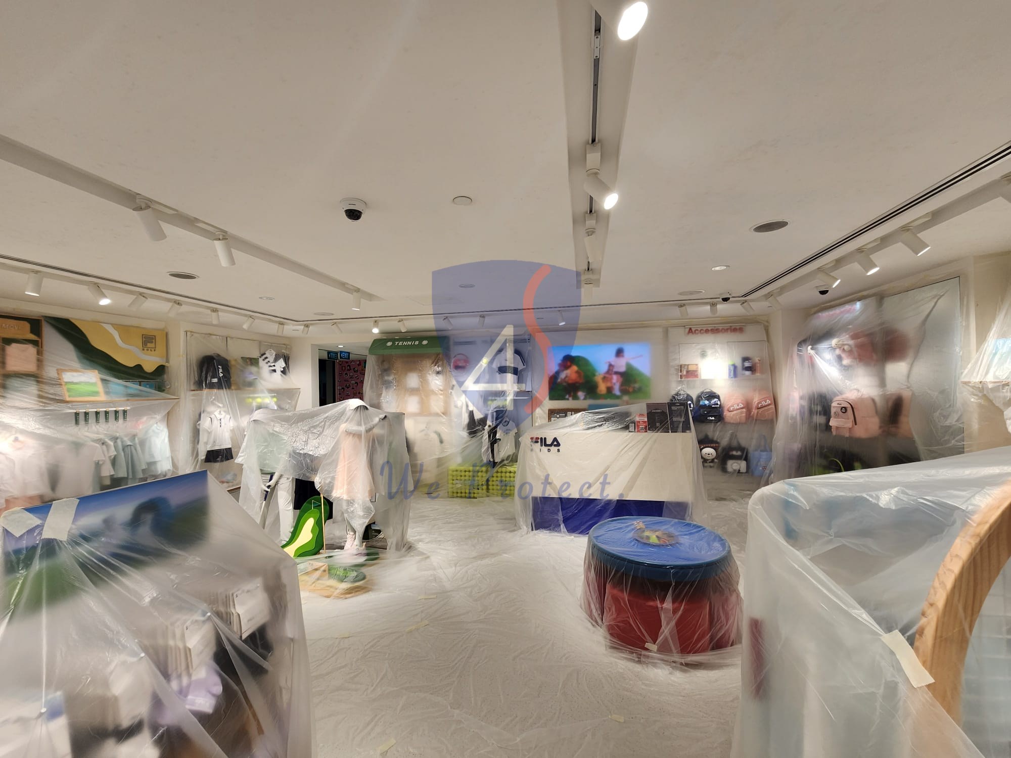 Four Solutions containing a retail store for commercial mould treatment in Singapore